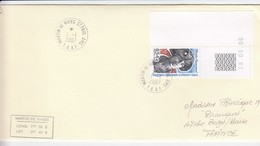 TAAF LETTRE. 2007 MARTHE EMMANUEL - Storia Postale