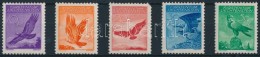 ** 1934 Forgalmi, Sas Sor Mi 143-147 (rozsdafoltok, Mi 145 Sarokhiba) (Mi EUR 300,-) - Other & Unclassified