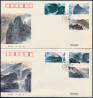 1994 Jangce-folyó Sor Mi 2565-2570 + Blokk Mi 68 3 FDC-n - Sonstige & Ohne Zuordnung