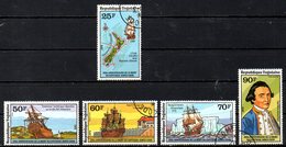 TOGO.N°944-5 + PA 373-6 De 1979 Oblitérés. Capitaine Cook. - Polarforscher & Promis