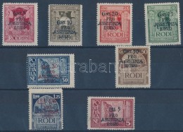 ** * 1943 Pro Assistenza Egeo  Mi 203-210 (210 Falcos, Bolaffi Szignóval/ 210 Hinged, Signed: Bolaffi ) - Other & Unclassified