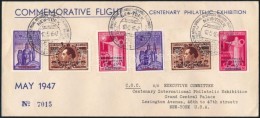 1947 Alkalmi Légi Levél New Yorkba - Altri & Non Classificati