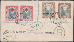 1919 Ajánlott Levél / Registered Cover 'NASSAU' - Southampton - Altri & Non Classificati