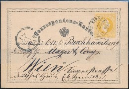1871 Díjjegyes LevelezÅ‘lap / PS-card 'KIRCHBER AM WALDE' - 'WIEN' - Sonstige & Ohne Zuordnung
