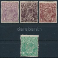 * 1914 4 Klf Forgalmi Mi 31 XA, 32 XAa, 32 XAb, 33 XA - Sonstige & Ohne Zuordnung