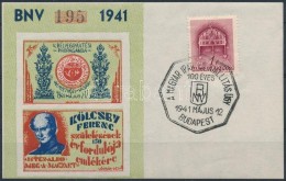 O 1941/6aa Kölcsey Vágott Emlékív II. (zöld) (10.000) - Other & Unclassified