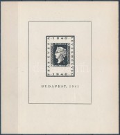 (*) 1941/1Ib 100 éves A Bélyeg Emlékív Vízjellel (15.000) - Sonstige & Ohne Zuordnung