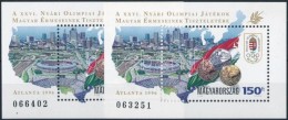 ** 1996 Olimpiai érmesek Atlanta Blokk A Ritka Vastag Sorszámmal + Támpéldány - Sonstige & Ohne Zuordnung