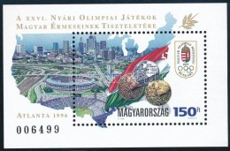 ** 1996 Olimpiai érmesek Atlanta 11 Db  Blokk (13.200) - Sonstige & Ohne Zuordnung