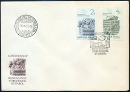 1987 Bélyegnap (60.) Vágott Sor + Vágott Blokk 2 Db FDC-n (7.000) - Altri & Non Classificati