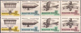 ** 1967. Aerofila I. Csík, A Barna Szín 2 Mm-rel Felfelé Tolódott / Mi. 2317-2320... - Other & Unclassified