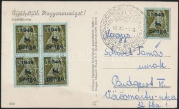 1945 (4. Díjszabás) Távolsági LevelezÅ‘lap KisegítÅ‘ 5 X 8P/20f... - Other & Unclassified