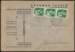 1945 (2. Díjszabás) Távolsági Céges Levél Hadvezérek 3 X 1P... - Altri & Non Classificati