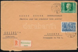 1944 Cenzúrás Ajánlott Levél 1,20P Vegyes Bérmentesítéssel... - Other & Unclassified