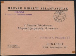 1943 Hivatalos MÁV Levél 'KASSA / II. Számadó és Utánfizetési... - Other & Unclassified