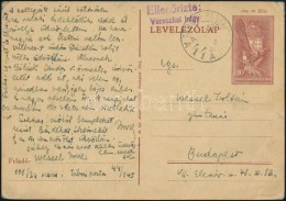 1941 10f Díjjegyes Tábori Posta LevelezÅ‘lap - Other & Unclassified