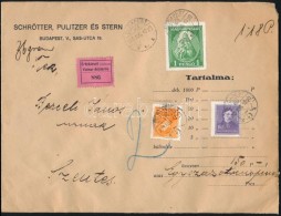 1933 Értéklevél 1,18P Bérmentesítéssel Szentesre - Sonstige & Ohne Zuordnung