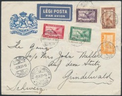 1931 Légi Levél Svájcba / Airmail Cover To Switzerland - Altri & Non Classificati