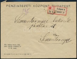 1923 Ajánlott Hivatalos Levél Hivatalos 2 X 15K + 3 X 50K Bérmentesítéssel... - Sonstige & Ohne Zuordnung