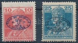 * Debrecen I. 1919 Károly 10f és 25f Garancia Nélkül (**32.000) - Other & Unclassified