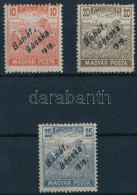 ** * Bánát-Bácska 1919 Magyar Posta 10f, 20f, 25f Garancia Nélkül (**32.000) - Sonstige & Ohne Zuordnung