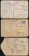 1917 3 Db Tábori Posta Képeslap 'K.u.K. Geniedirektion Krakau' Bélyegzéssel, Gyenge... - Sonstige & Ohne Zuordnung