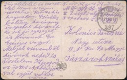 1917 Tábori Posta Képeslap 'FP 397' - Sonstige & Ohne Zuordnung