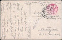 1916 Tábori Posta Képeslap 'S.M. Schiff BELLONA' + 'MFP POLA E' - Sonstige & Ohne Zuordnung