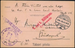 1916 Tábori Posta LevelezÅ‘lap 'M.KIR. 5.SZ. HONVÉD TARTALÉK KÓRHÁZ' - Sonstige & Ohne Zuordnung