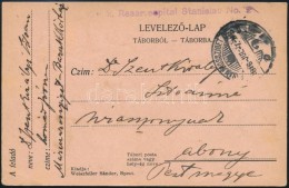 1916 Tábori Posta LevelezÅ‘lap 'K.u.k. Reservespital Stanislau No.2.' + 'MÁRAMAROSSZIGET' - Sonstige & Ohne Zuordnung