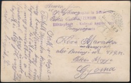 1916 Tábori Posta Képeslap 'K.u.k. Reservespital In Békéscsaba BRIEFZENSUR... - Sonstige & Ohne Zuordnung