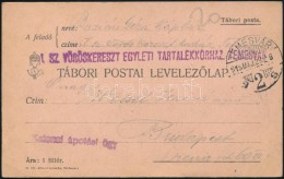 1915 Tábori Posta LevelezÅ‘lap '1.SZ. VÖRÖSKERESZT EGYLETI TARTALÉKKÓRHÁZ... - Sonstige & Ohne Zuordnung