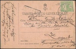 1915 Tábori LevelezÅ‘lap PÁPA Pályaudvari Bélyegzéssel - Sonstige & Ohne Zuordnung
