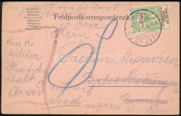 1914 Tábori Posta LevelezÅ‘lap Katonai BörtönbÅ‘l Hadisegély 5f... - Sonstige & Ohne Zuordnung