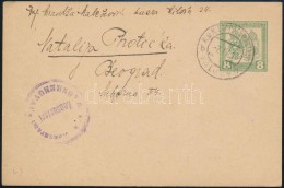 1918 Tábori Posta LevelezÅ‘lap / Field Postcard 'EP VALJEVO B' - Other & Unclassified