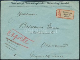 1919 Expressz Ajánlott Levél Arató 5f + Parlament 1K Bérmentesítéssel... - Other & Unclassified