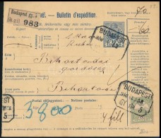 1910 Szállítólevél 'BUDAPEST GY. 5.' - Other & Unclassified