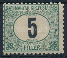 * 1903 Zöldportó 5f 11 1/2-es Fogazás (5.000) - Altri & Non Classificati