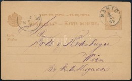 1882 2kr KétnyelvÅ± Díjjegyes LevelezÅ‘lap 'NASIC' - Wien - Sonstige & Ohne Zuordnung