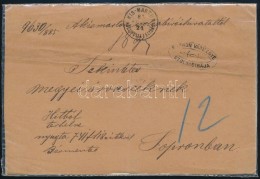 1885 Levél ElÅ‘lap 'KIS-MARTON / KOCSIPOSTA FELADÁS' - Altri & Non Classificati