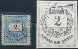 O 1881 2kr Vésetjavítással, Hosszú Karc - Sonstige & Ohne Zuordnung