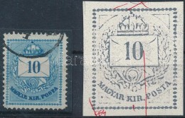 O 1874 10kr KettÅ‘s Lemezkarc, 64. ívhely - Sonstige & Ohne Zuordnung