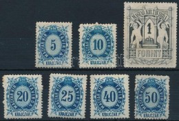 * O 1874 Távírda 7 Db érték - Altri & Non Classificati