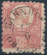 O 1871 Réznyomat 5kr 'BAHNHOF ODERBERG' Osztrák Bélyegzéssel - Other & Unclassified