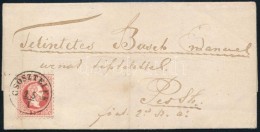 1868 5kr Levélen 'CSÅSZTELEK' - 'NAGY-KIKINDA' - Pesth - Other & Unclassified