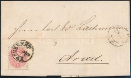 1866 5kr Levélen ,,KECSKEMÉT' - ,,ARAD' - Altri & Non Classificati