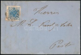 1858 9 Kr Levélen ,,NAGY KÁLLÓ' - ,,PESTH' - Other & Unclassified