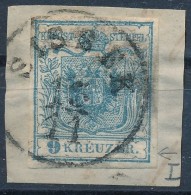 1850 9kr HP I Lemezhibás Bélyeg   ,,SISSEK' - Other & Unclassified