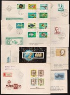 120 Db Nagyrészt Különféle, Többségében Ajánlott FDC 1962-1966 - Sonstige & Ohne Zuordnung