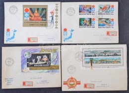 165 Db Nagyrészt Különféle, Többségében Ajánlott FDC 1967-1971 - Sonstige & Ohne Zuordnung